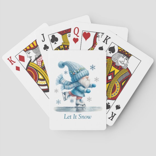 Dejar que nieve juegue cartas (Reverso)