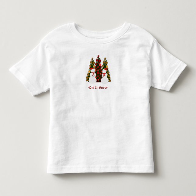 Dejar que nieve niños sudaderas (Anverso)