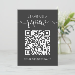 Dejarnos Una Revisión Del Código Qr Moda Gris Mode