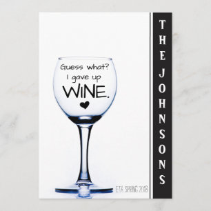 Dejé de lado la divertida Invitación de embarazo d