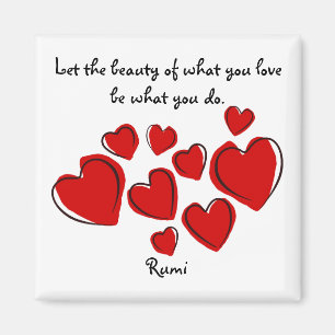 Deje el imán de Rumi de la belleza