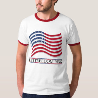 Deje la camiseta del anillo de la libertad