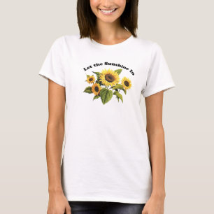 Deje la sol en camiseta de la muñeca de las