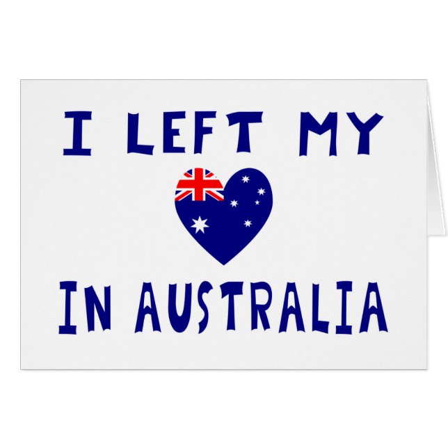 Dejé mi corazón en Australia (Anverso (Horizontal))