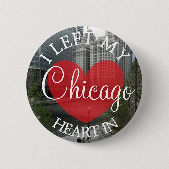 Dejé mi corazón en el botón de Chicago (Anverso)
