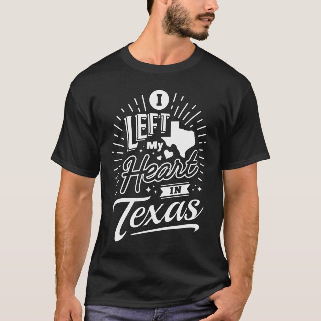 Dejé mi corazón en la camiseta de Texas (Anverso)