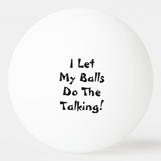 Dejé Que Mis Bolas Hagan La Divertida Conversación (Anverso)