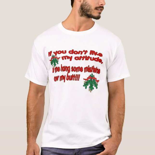Déjeme colgar el muérdago sobre mi camisa del (Anverso)