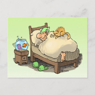 déjeme dormir postal del longsleeper