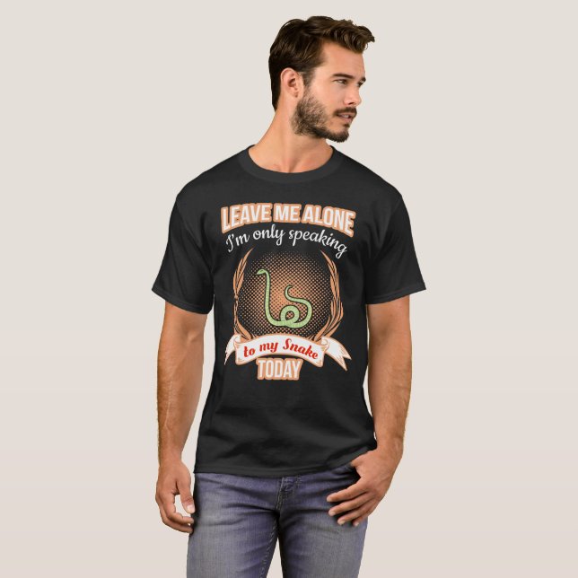 Déjeme solamente el discurso solo a mi camiseta de (Anverso completo)
