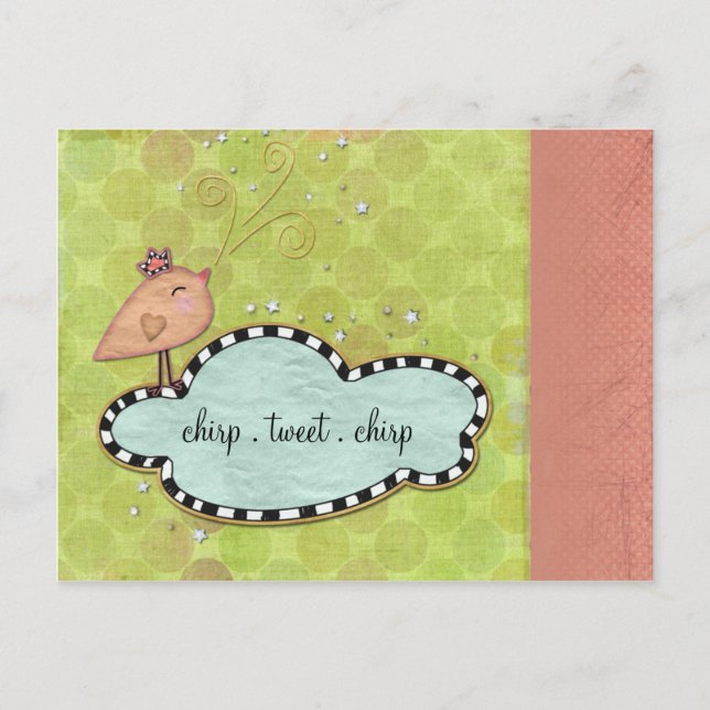 Dejemos a Chirp Invitación de Pascua (Anverso)