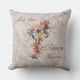 Dejemos que las flores florezcan con almohada