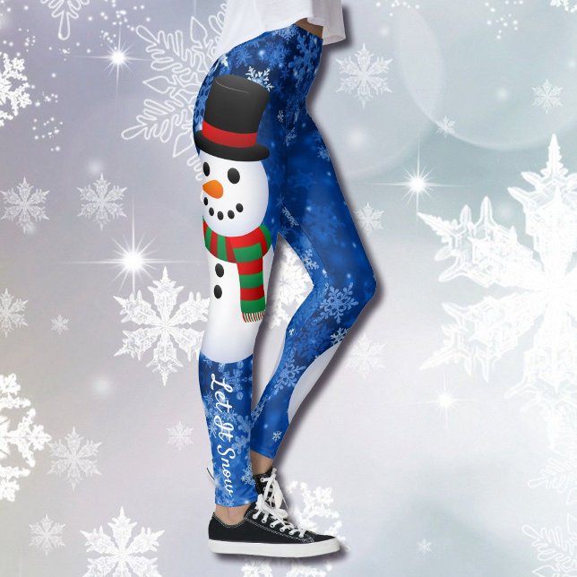 Dejemos que los Navidades de Snowman Leggings plan (Subido por el creador)