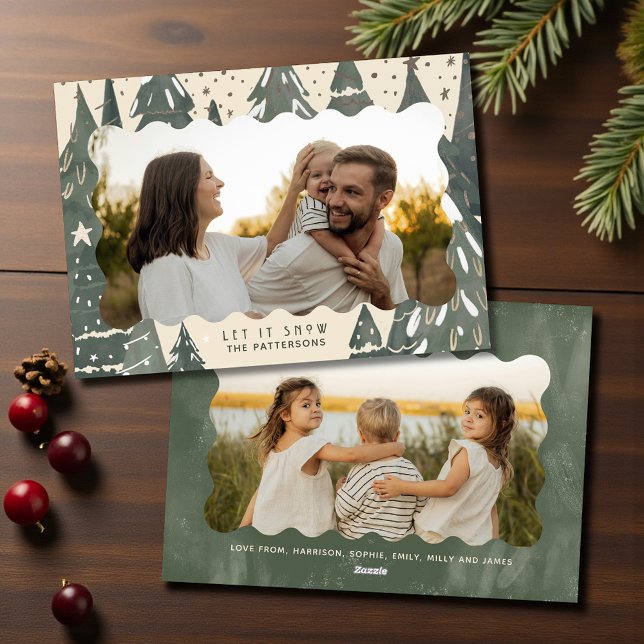 Dejemos que nieve 2 árboles de navidad de familias (Subido por el creador)