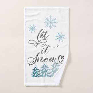 Dejemos que nieve Navidades elegantes arte acuarel