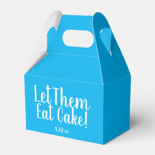 Dejen Que Coman Pasteles Boda Se Lleven Cajas A Ca