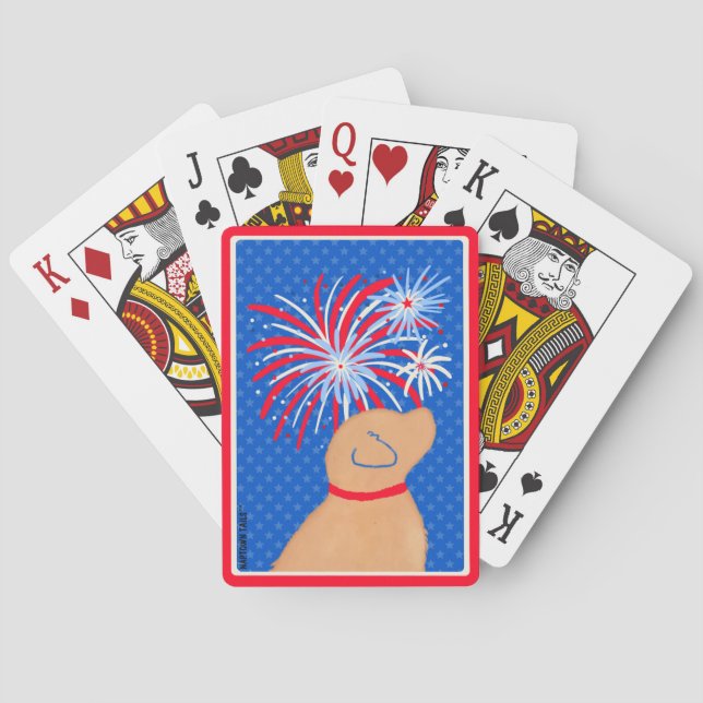 Dejen que la libertad suene Cartas de juego de per (Reverso)