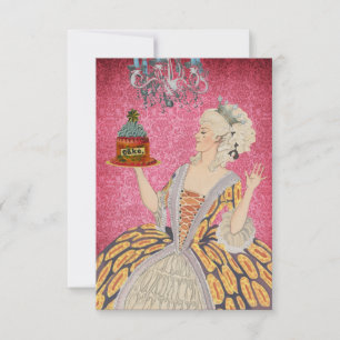 Déjenlos comer pastel ~ Invitaciones / RSVP