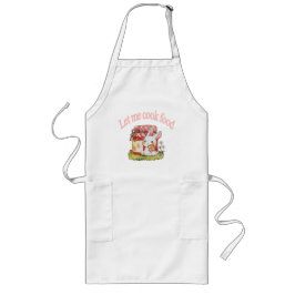 déjenme cocinar comida: delantal largo