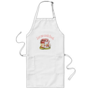 déjenme cocinar comida: delantal largo