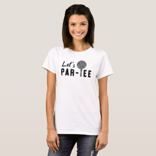 Déjenos camiseta del retruécano de la Par-camise
