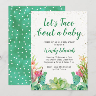 Déjenos invitación temática de Baby Shower de la
