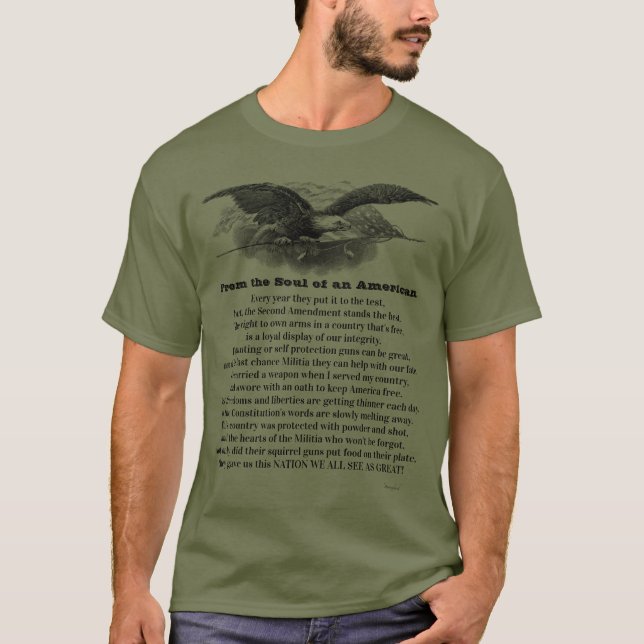 Del alma de una camiseta estadounidense (Anverso)