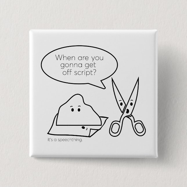 Del botón de la escritura (Anverso)