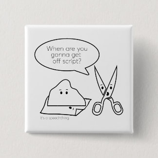 Del botón de la escritura