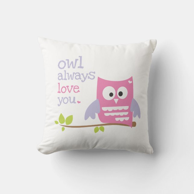 "del búho amor siempre que usted" pica y almohada (Anverso)