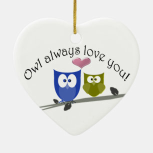 ¡Del búho amor siempre usted! Ornamento