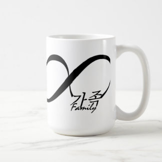 Del coreano taza de café de la familia para