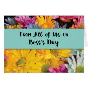 Del día del jefe del grupo gracias Gerbera Daisies