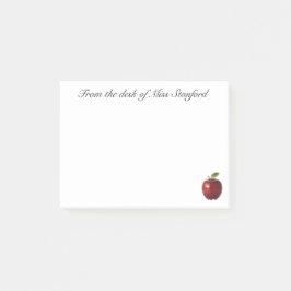 Del escritorio - de la nota pegajosa del profesor