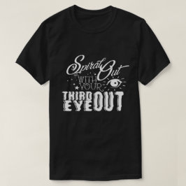 Del espiral camiseta básica hacia fuera -