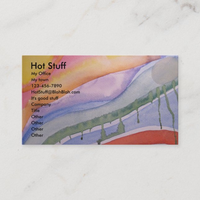 del extracto tarjeta de visita ahora (Anverso)