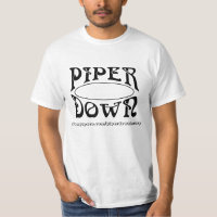 Del gaitero camiseta abajo