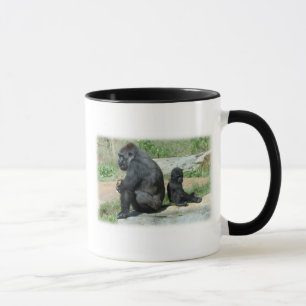 Del gorila del tiempo taza de café hacia fuera
