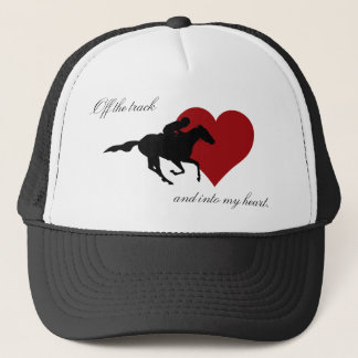Del gorra del camionero de la pista