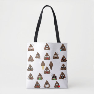 Del impulso de las emojis la bolsa de asas a