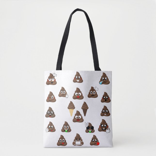 Del impulso de las emojis la bolsa de asas a (Anverso)