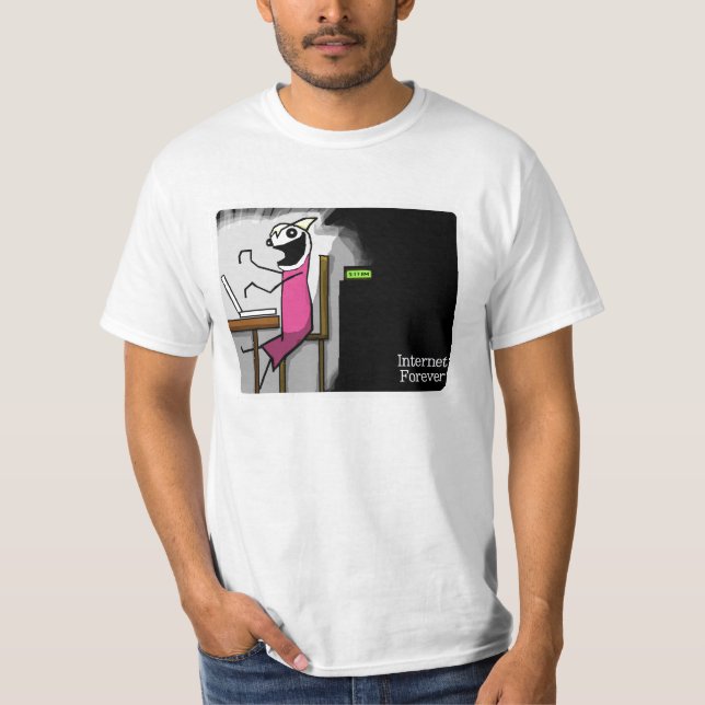 Del Internet camiseta para siempre (Anverso)
