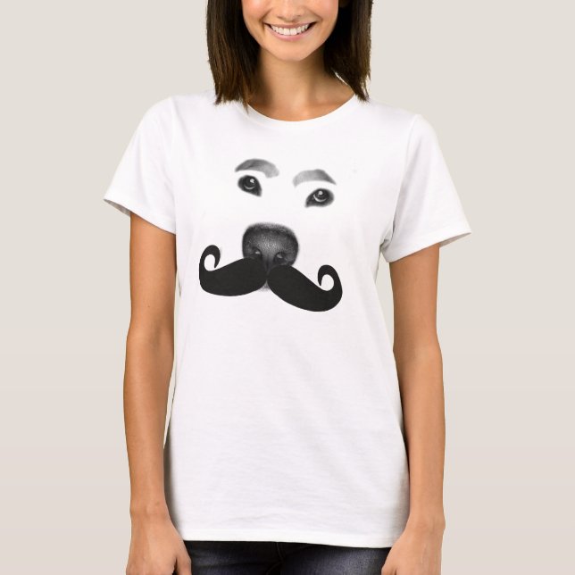 Del "La camiseta bigote del perro" de MDD (Anverso)