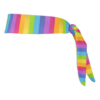 Del Lollipop del arco iris del lazo venda detrás