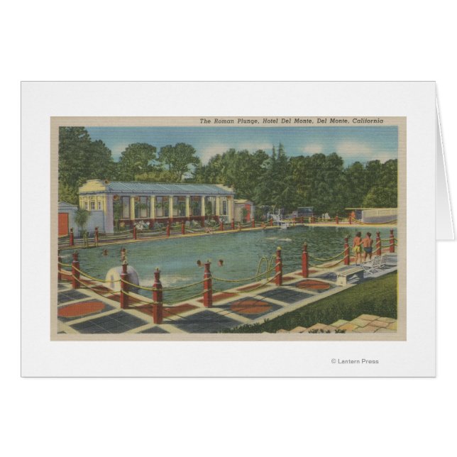 Del Monte, CA - La Plunge Romana en el Hotel (Anverso (Horizontal))