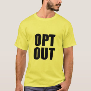 Del OPT camiseta HACIA FUERA