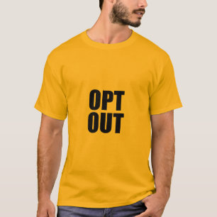 Del OPT camiseta HACIA FUERA