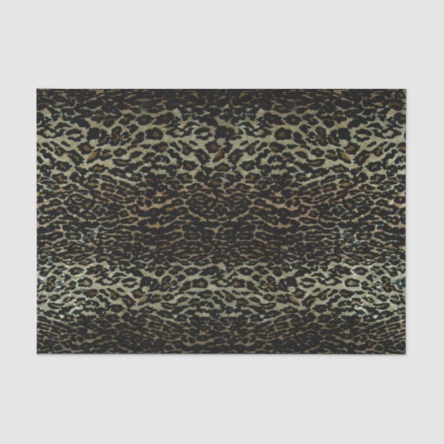  del papel seda del estampado leopardo (Anverso)