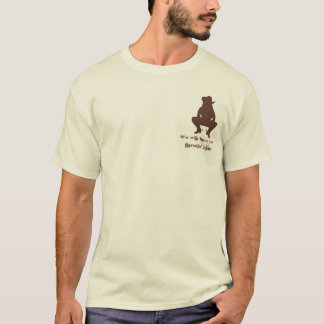 Del pato de la granja de la camiseta del logotipo