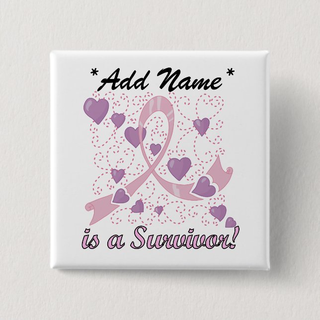 Del personalizable botón cuadrado del (Anverso)